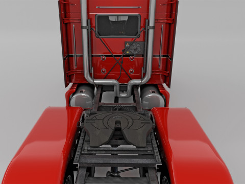 Kenworth T660 Semi Truck 3Dモデル