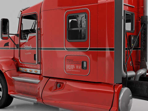 Kenworth T660 Semi Truck 3Dモデル