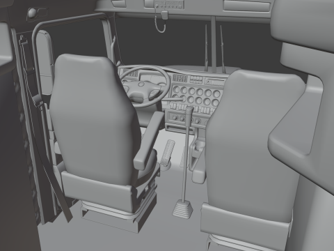 Kenworth T660 Semi Truck 3Dモデル