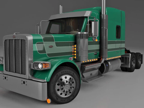 Semi Caminh&atilde;o Peterbilt 589 Modelo 3D