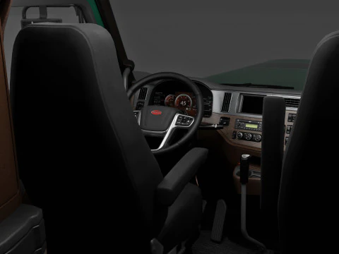 Peterbilt 589 Semi Truck 3D Model