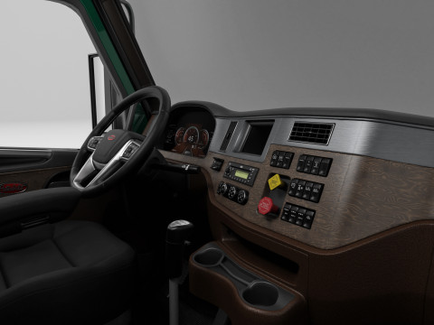 Peterbilt 589 Semi Truck 3D Model