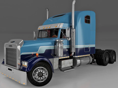 Freightliner FLD 132 Cl&aacute;ssico XL Modelo 3D