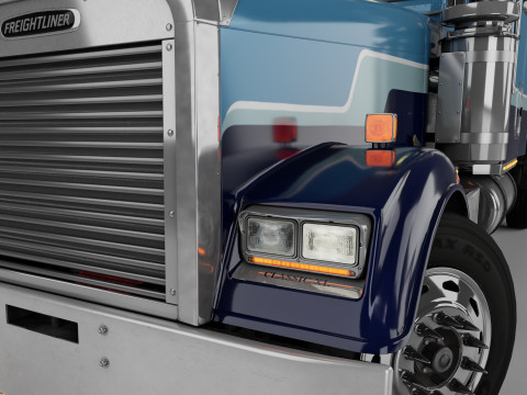 Freightliner FLD 132 Classic XL Modelo 3D