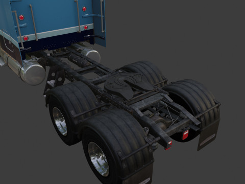 Freightliner FLD 132 Classic XL Modelo 3D
