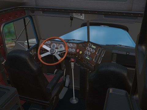 Freightliner FLD 132 Classic XL Modelo 3D