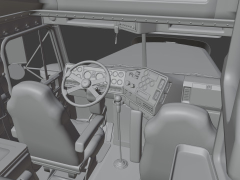 Freightliner FLD 132 Classic XL Modelo 3D
