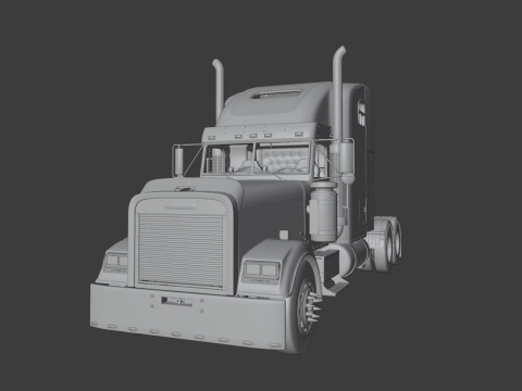 Freightliner FLD 132 Classic XL Modelo 3D