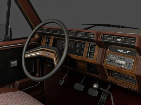 F250 Truck Complete Model 3D Model