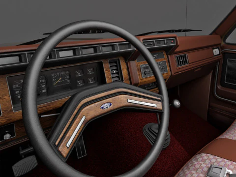 F250 Truck Complete Model 3D Model