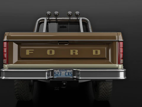 F250 Truck Complete Model 3D Model