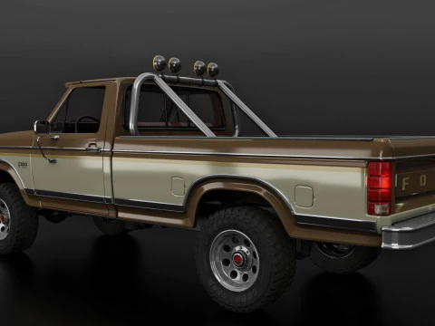 F250 Truck Complete Model 3D Model