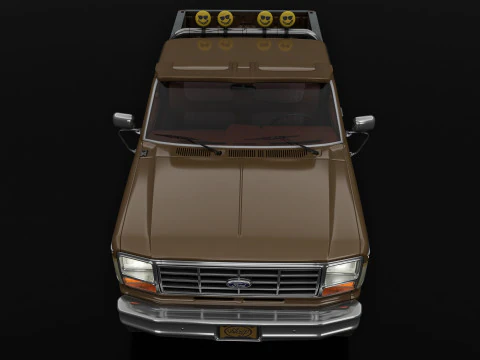 F250 Truck Complete Model 3D Model