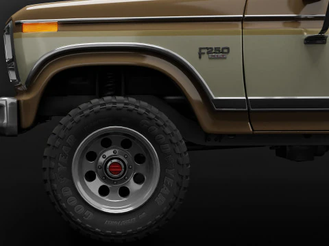 F250 Truck Complete Model 3D Model