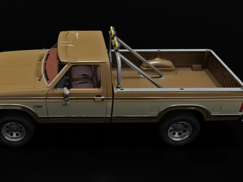 F250 Truck Complete Model 3D Model