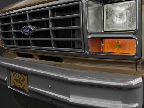 F250 Truck Complete Model 3D Model