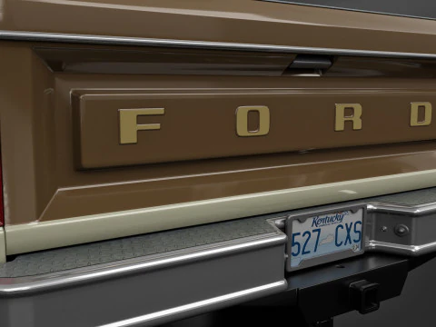 F250 Truck Complete Model 3D Model
