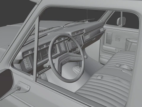 F250 Truck Complete Model 3D Model