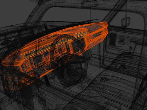 F250 Truck Complete Model 3D Model