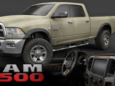 Ram 2500 Complete Model 3D Model