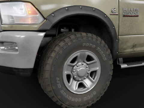 Ram 2500 Complete Model Modelo 3D
