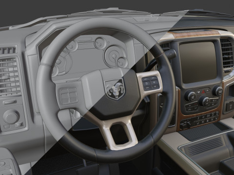 Ram 2500 Complete Model Modelo 3D