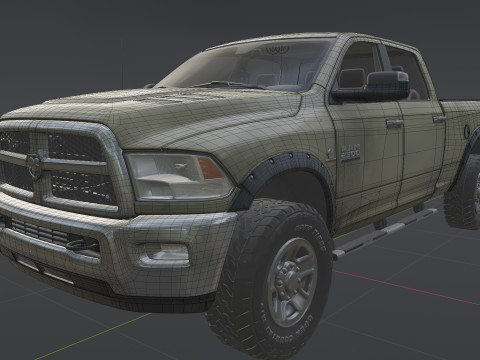 Ram 2500 Complete Model Modelo 3D