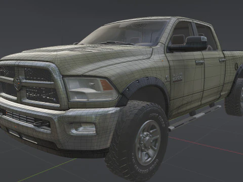 Ram 2500 Complete Model 3D Model