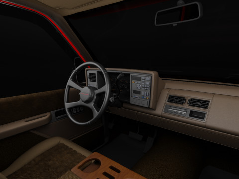 Chevy 3500 Dually Pickup Truck - Complete Model Modello 3D
