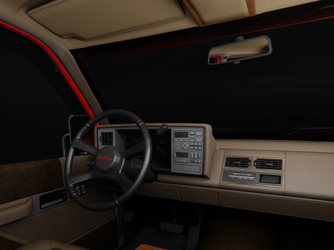 Chevy 3500 Dually Pickup Truck - Complete Model Modello 3D