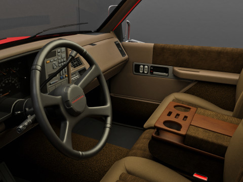 Chevy 3500 Dually Pickup Truck - Complete Model Modello 3D
