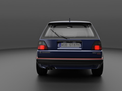 VW Golf GTI 16V MK2 - Complete Model Modello 3D