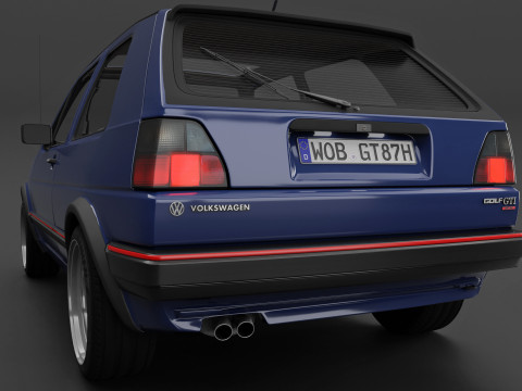 VW Golf GTI 16V MK2 - Complete Model Modello 3D