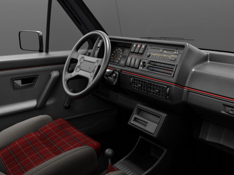 VW Golf GTI 16V MK2 - Complete Model Modello 3D