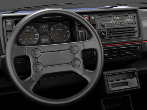 VW Golf GTI 16V MK2 - Complete Model Modello 3D