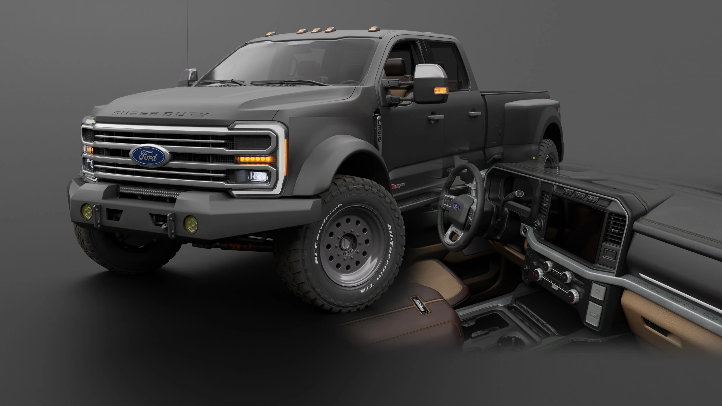 F350 - F550 Super Duty EOG Dually - Complete Model 3D Model .c4d .max .obj .3ds .fbx .stl .blend 