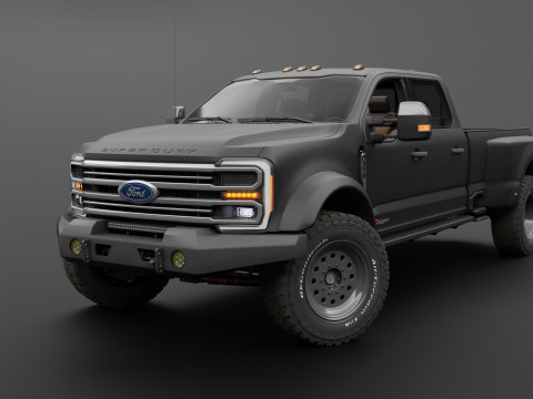 F350 - F550 Super Duty EOG Dually - Complete Model 3D Model