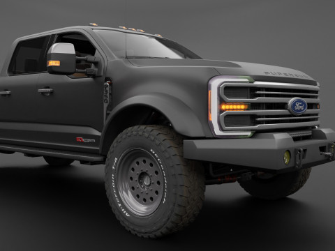 F350 - F550 Super Duty EOG Dually - Complete Model 3D Model