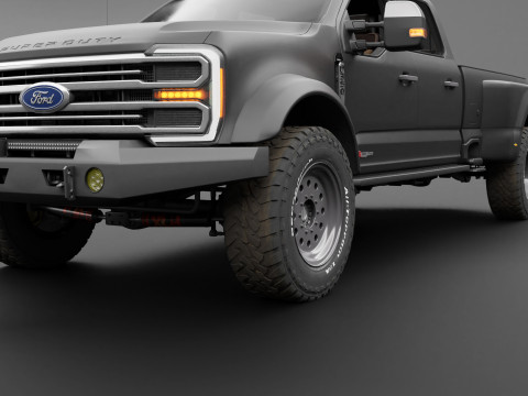 F350 - F550 Super Duty EOG Dually - Complete Model 3D Model