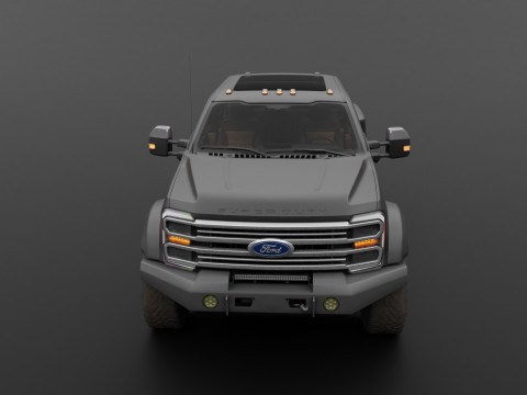 F350 - F550 Super Duty EOG Dually - Complete Model 3D Model