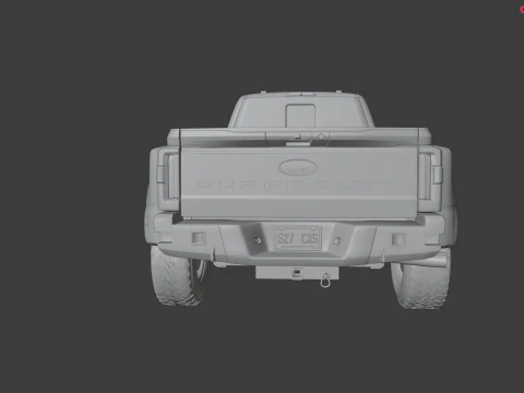 F350 - F550 Super Duty EOG Dually - Complete Model 3D Model