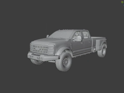 F350 - F550 Super Duty EOG Dually - Complete Model 3D Model