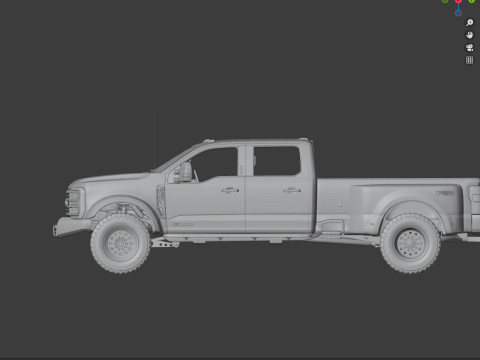 F350 - F550 Super Duty EOG Dually - Complete Model 3D Model