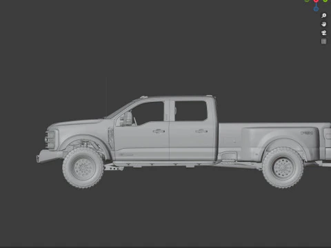 F350 - F550 Super Duty EOG Dually - Complete Model 3D Model