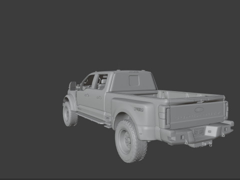 F350 - F550 Super Duty EOG Dually - Complete Model 3D Model