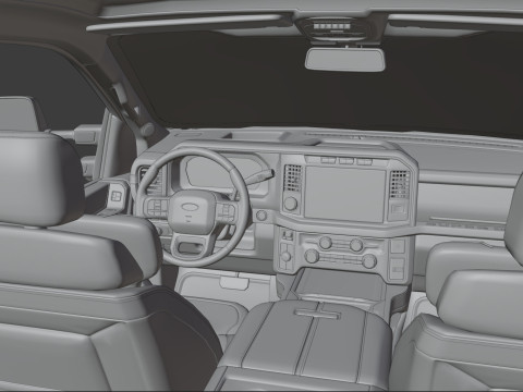 F350 - F550 Super Duty EOG Dually - Complete Model 3D Model