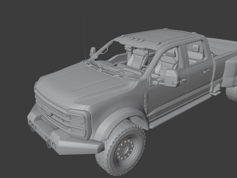 F350 - F550 Super Duty EOG Dually - Complete Model 3D Model