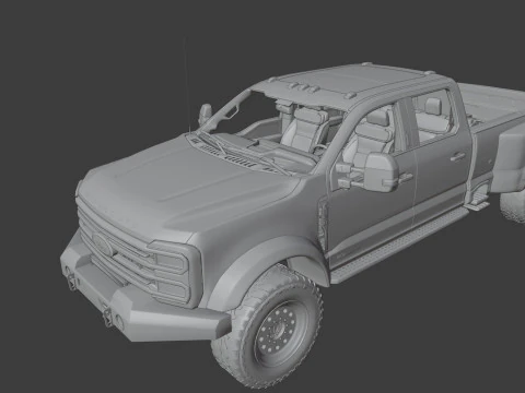 F350 - F550 Super Duty EOG Dually - Complete Model 3D Model