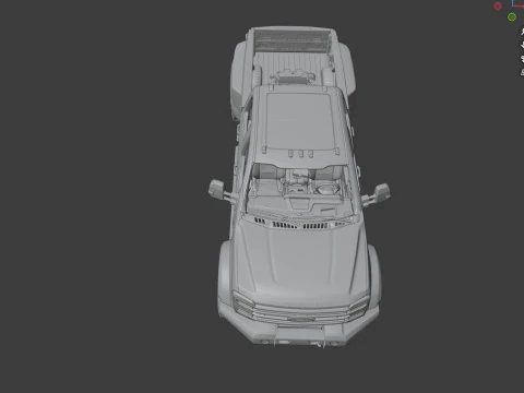 F350 - F550 Super Duty EOG Dually - Complete Model 3D Model