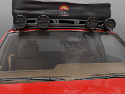 Chevy Silverado 2500HD Overland Offroad Truck - Complete Model 3D Model